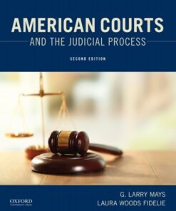 American Courts and the Judicial Process 2nd Edition - Original PDF ebook