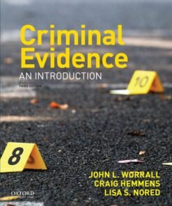 Criminal Evidence: An Introduction 3rd Edition - Original PDF ebook