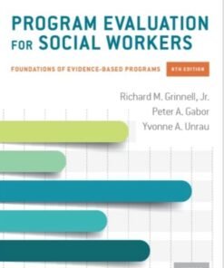 Program Evaluation for Social Workers 8th Edition - Original PDF ebook