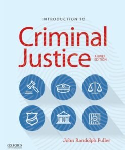 Introduction to Criminal Justice A Brief Edition - Original PDF ebook