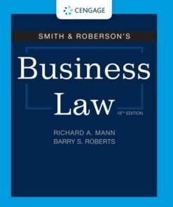 Smith & Roberson's Business Law 18th Edition - Original PDF ebook