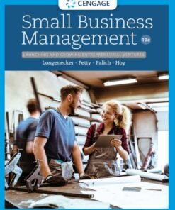Small Business Management: Launching & Growing Entrepreneurial Ventures 19th Edition - Original PDF ebook