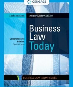 Business Law Today, Comprehensive 12th Edition - Original PDF ebook