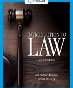 Introduction to Law 7th Edition - Original PDF ebook