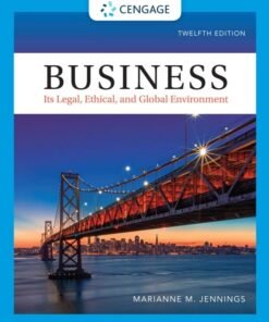Business: Its Legal, Ethical, and Global Environment 12th Edition - Original PDF ebook