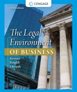 The Legal Environment of Business 14th Edition - Original PDF ebook