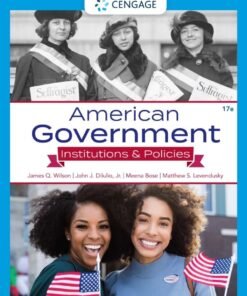 American Government: Institutions and Policies 17th Edition - Original PDF ebook
