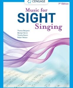 Music for Sight Singing 7th Edition - Original PDF ebook