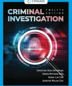 Criminal Investigation 12th Edition - Original PDF ebook