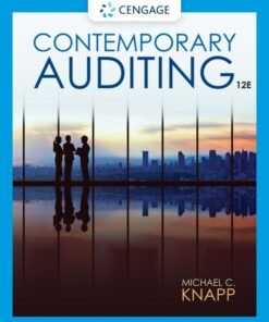 Contemporary Auditing 12th Edition - Original PDF ebook