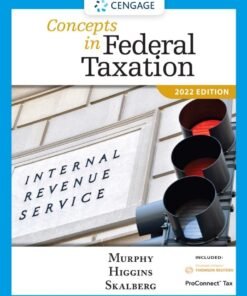 Concepts in Federal Taxation 2022 29th Edition - Original PDF ebook