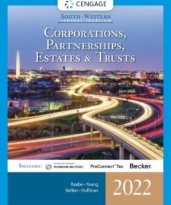 South-Western Federal Taxation 2022: Corporations, Partnerships, Estates and Trusts 45th Edition - Original PDF ebook