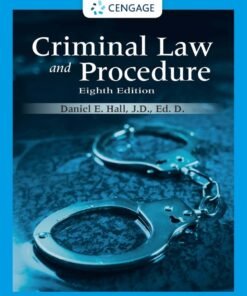 Criminal Law and Procedure 8th Edition - Original PDF ebook