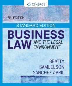 Business Law and the Legal Environment, Standard Edition 9th Edition - Original PDF ebook