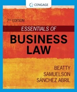 Essentials of Business Law 7th Edition - Original PDF ebook