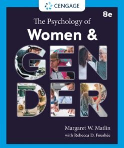 The Psychology of Women and Gender 8th Edition - Original PDF ebook