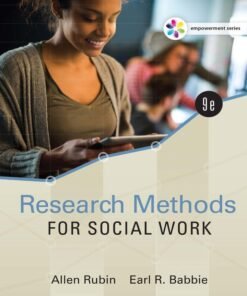 Empowerment Series: Research Methods for Social Work 9th Edition - Original PDF ebook