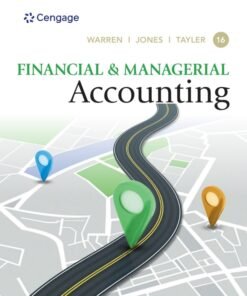 Financial & Managerial Accounting 16th Edition - Original PDF ebook