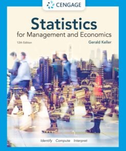 Statistics for Management and Economics 12th Edition - Original PDF ebook