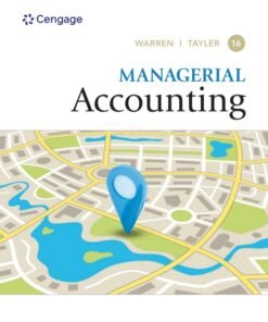 Managerial Accounting 16th Edition - Original PDF ebook