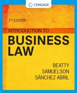Introduction to Business Law 7th Edition - Original PDF ebook