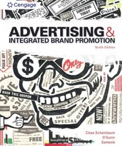 Advertising and Integrated Brand Promotion 9th Edition - Original PDF ebook