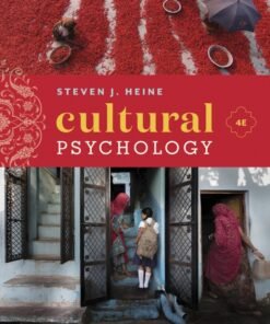 Cultural Psychology 4th Edition - Original PDF ebook