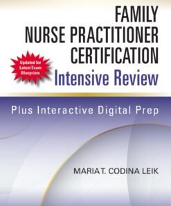Family Nurse Practitioner Certification Intensive Review 4th Edition - Original PDF ebook