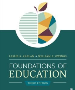Foundations of Education 3rd Edition - Original PDF ebook
