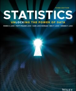 Statistics: Unlocking the Power of Data 3rd Edition - Original PDF ebook