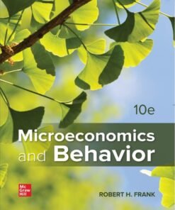 Microeconomics and Behavior 10th Edition - Original PDF ebook