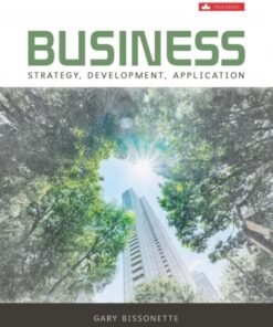 Business: Strategy, Development, Application (Canadian Edition) 3rd Edition - Original PDF ebook