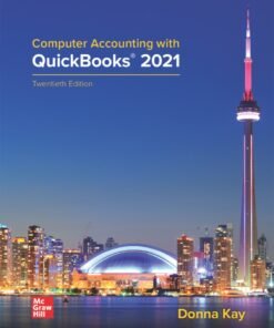 Computer Accounting with QuickBooks® 2021 20th Edition - Original PDF ebook