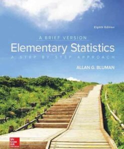Elementary Statistics: A Brief Version 8th Edition - Original PDF ebook