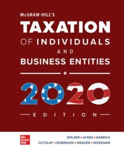 McGraw-Hill's Taxation of Individuals and Business Entities 2020 Edition 11th Edition - Original PDF ebook
