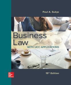 Business Law with UCC Applications 15th Edition - Original PDF ebook