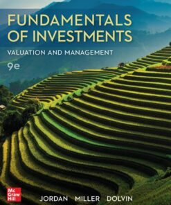 Fundamentals of Investments: Valuation and Management 9th Edition - Original PDF ebook