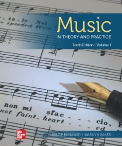 Music in Theory and Practice Volume 1 10th Edition - Original PDF ebook