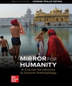 Mirror for Humanity: A Concise Introduction to Cultural Anthropology 12th Edition - Original PDF ebook