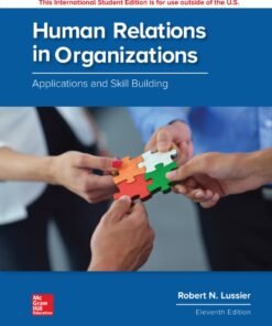 Human Relations in Organizations: Applications and Skill Building 11th Edition - Original PDF ebook