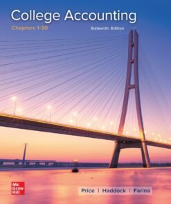 College Accounting Chapters 1-30 16th Edition - Original PDF ebook