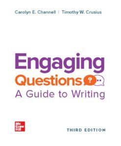 Engaging Questions: A Guide to Writing 3rd Edition - Original PDF ebook
