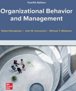 Organizational Behavior and Management 12th Edition - Original PDF ebook