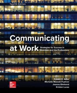 Communicating at Work 12th Edition - Original PDF ebook
