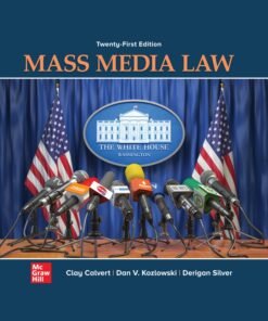 Mass Media Law 21st Edition - Original PDF ebook