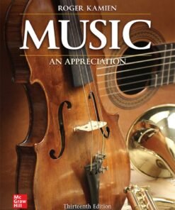 Music: An Appreciation 13th Edition - Original PDF ebook