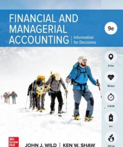 Financial and Managerial Accounting 9th Edition - Original PDF ebook