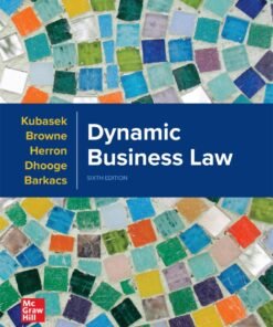 Dynamic Business Law 6th Edition - Original PDF ebook