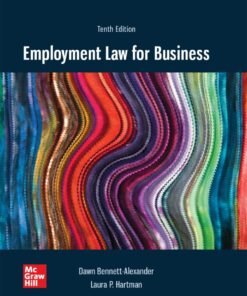 Employment Law for Business 10th Edition - Original PDF ebook