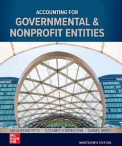 Accounting for Governmental & Nonprofit Entities 19th Edition - Original PDF ebook
